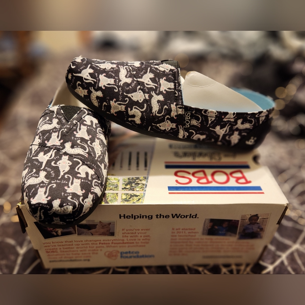 Pre-owned Sketchers Bob's for Cat's Flats